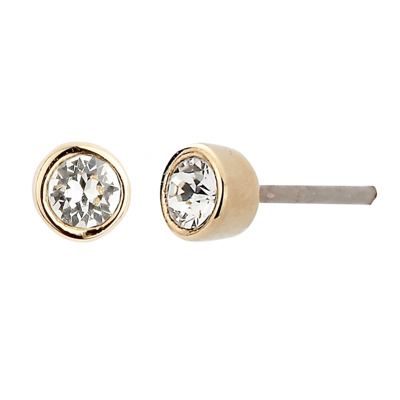 Traveller Oorstekers verguld Kristall