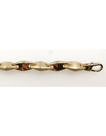 Bracelet steel gold 21 cm