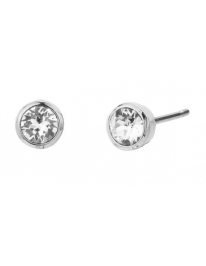 Pierced earrings rhod...