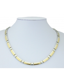 Necklace steel 2tone 4615 cm