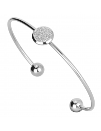 Bangle steel glitter