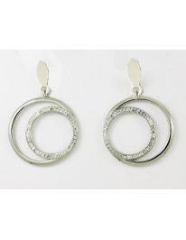 Drop earrings steel