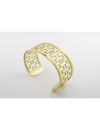 Bangle steel gold