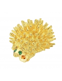 Brooch gold Hedgehog