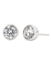 Pierced earring, 925/rhod,...