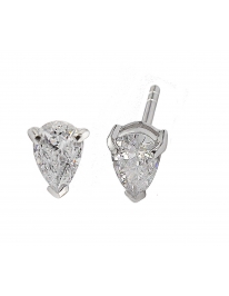 Pierced earrings, 925/rhod,...