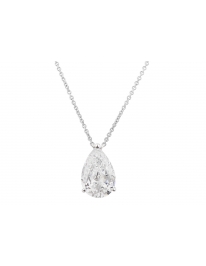 Pendant (+ chain), 925/rh,...