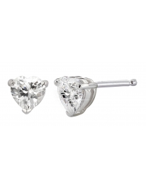 Pierced earrings, 925/rhod,...