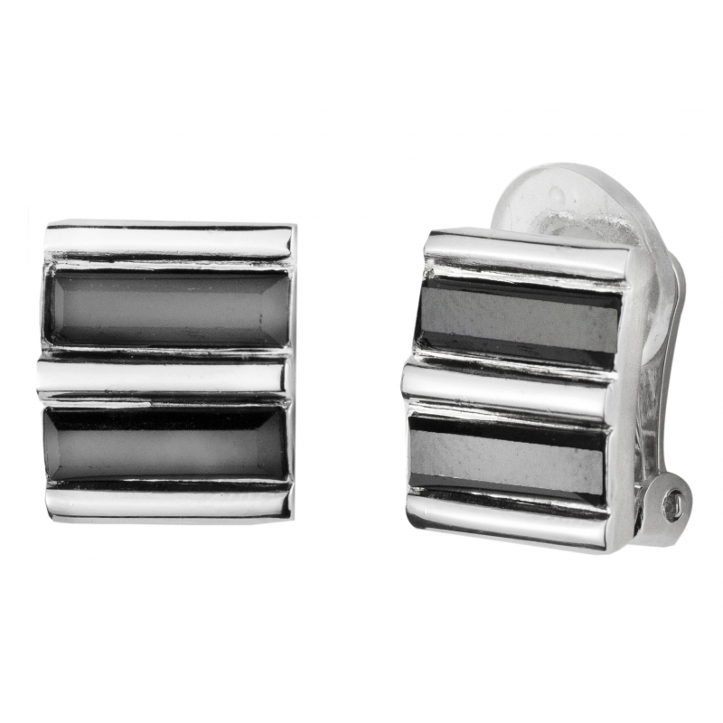 Traveller Oorclips geplatineerd Jet