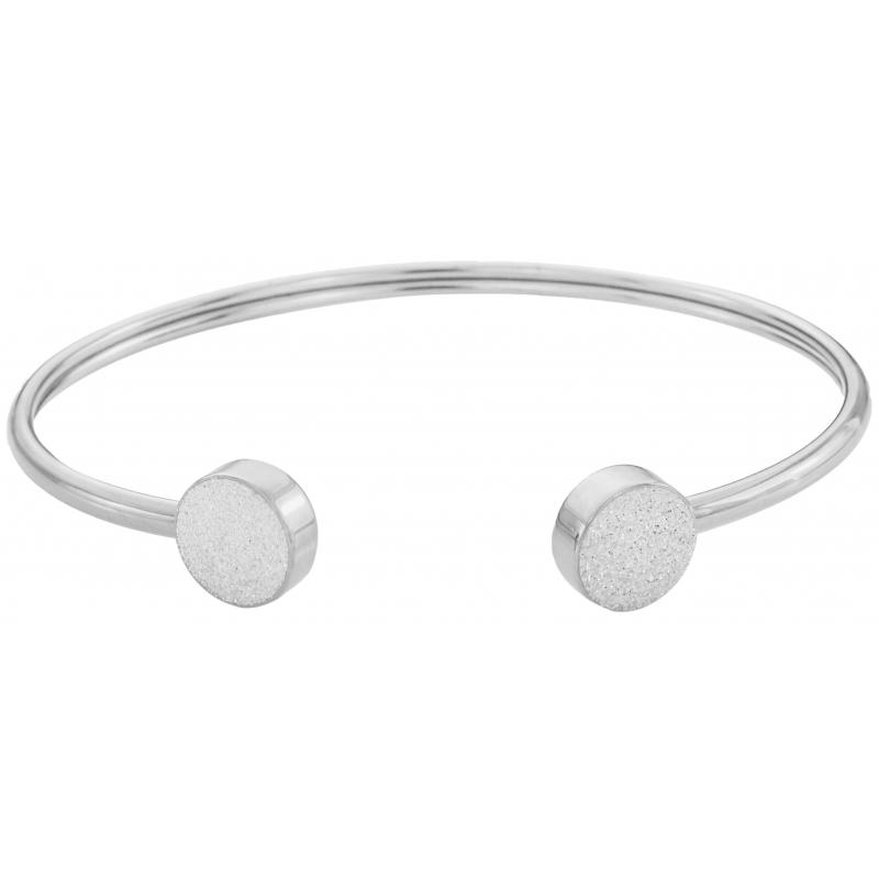 Traveller Bangle edelstaal glitter